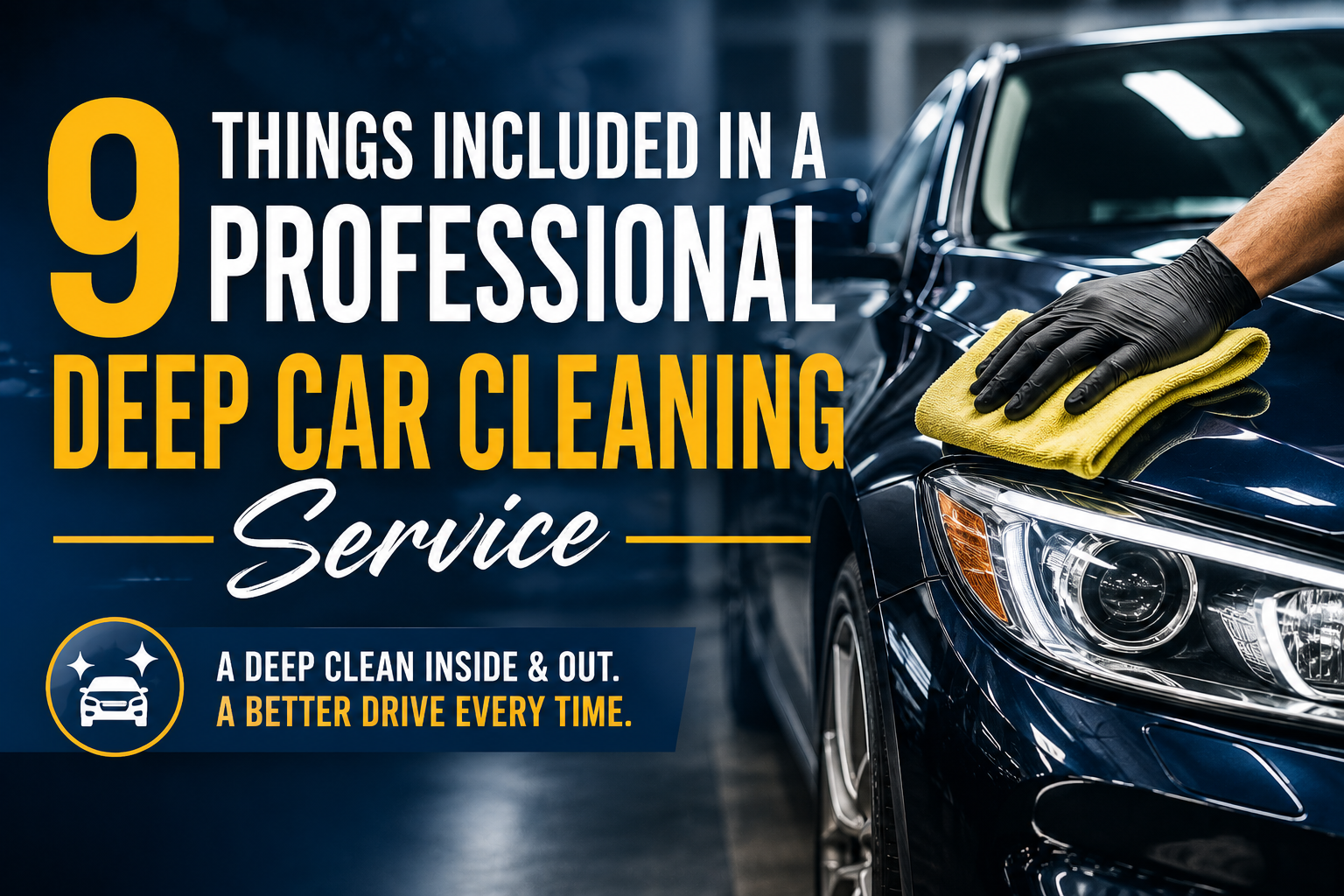 9 Things Included in a Professional Deep Car Cleaning Service