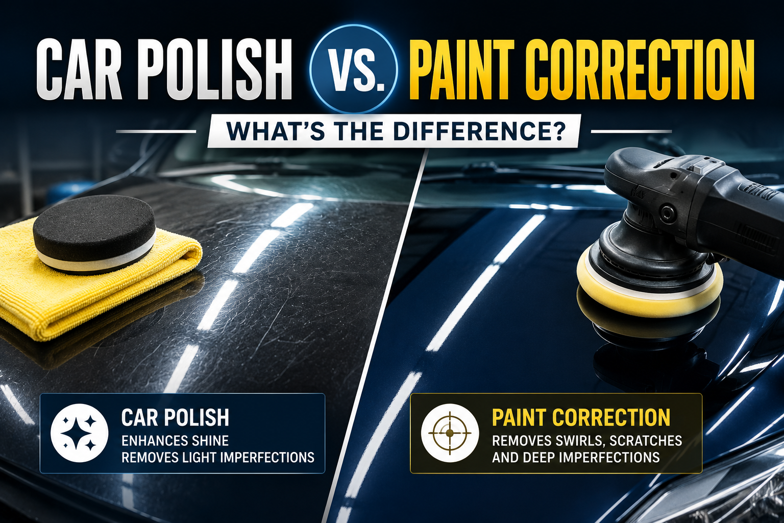 Car Polish vs. Paint Correction: What’s the Difference?
